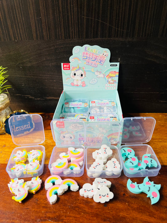 Unicorn Mini Erasers