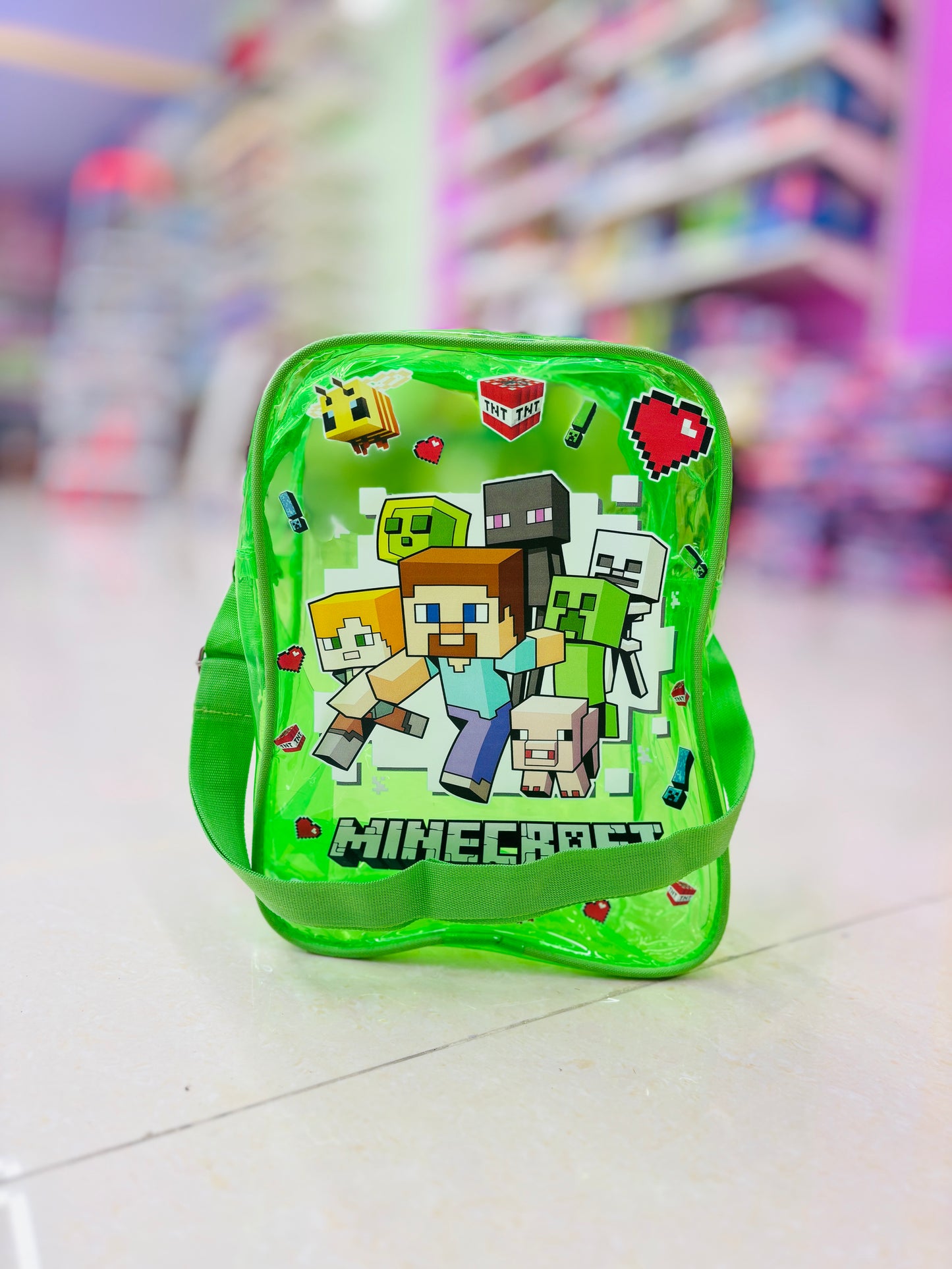 Neon Transparent Sling Bag
