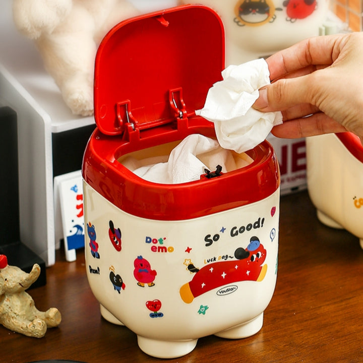 Kawaii Dustbin Trash Can