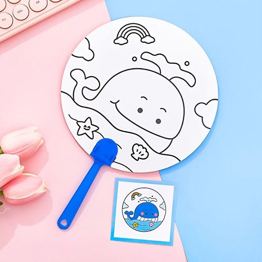 Diy Coloring Fan