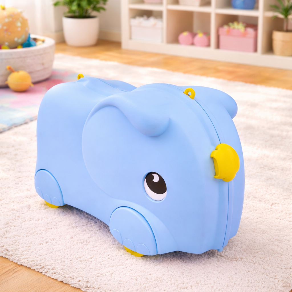 Elephant Ride-On Kids Suitcase