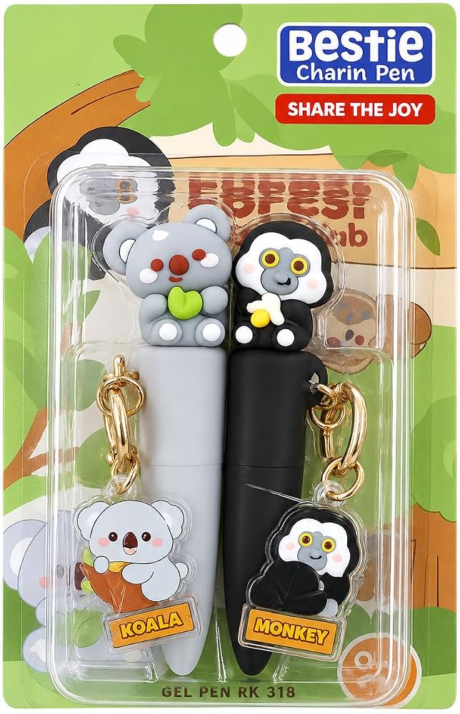 Kawaii Character Bestie Charm Gel Pen
