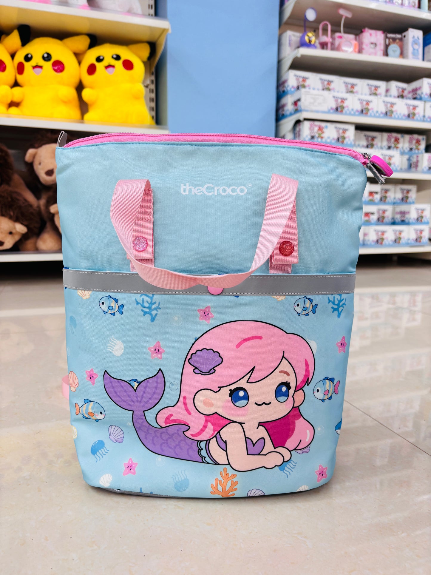 Kids Printed Tote Lunch Bag