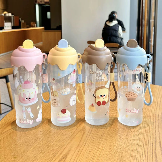 Transparent Ice cream Sipper