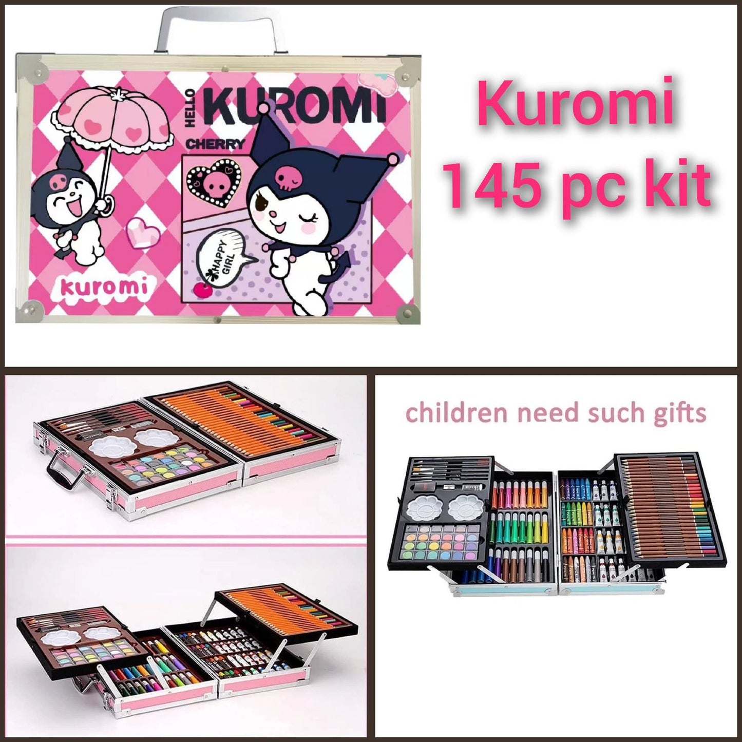 Creative Kuromi Art Kit Briefcase