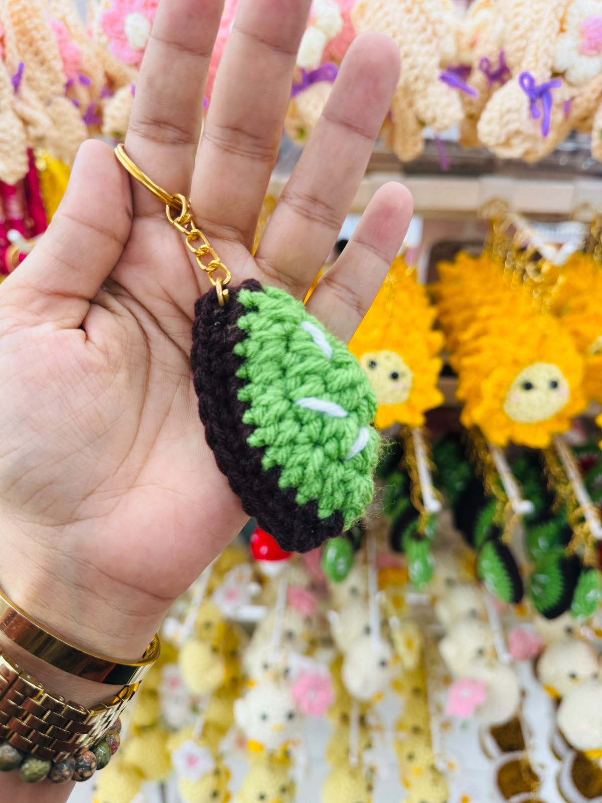 Cute Crochet Keychain