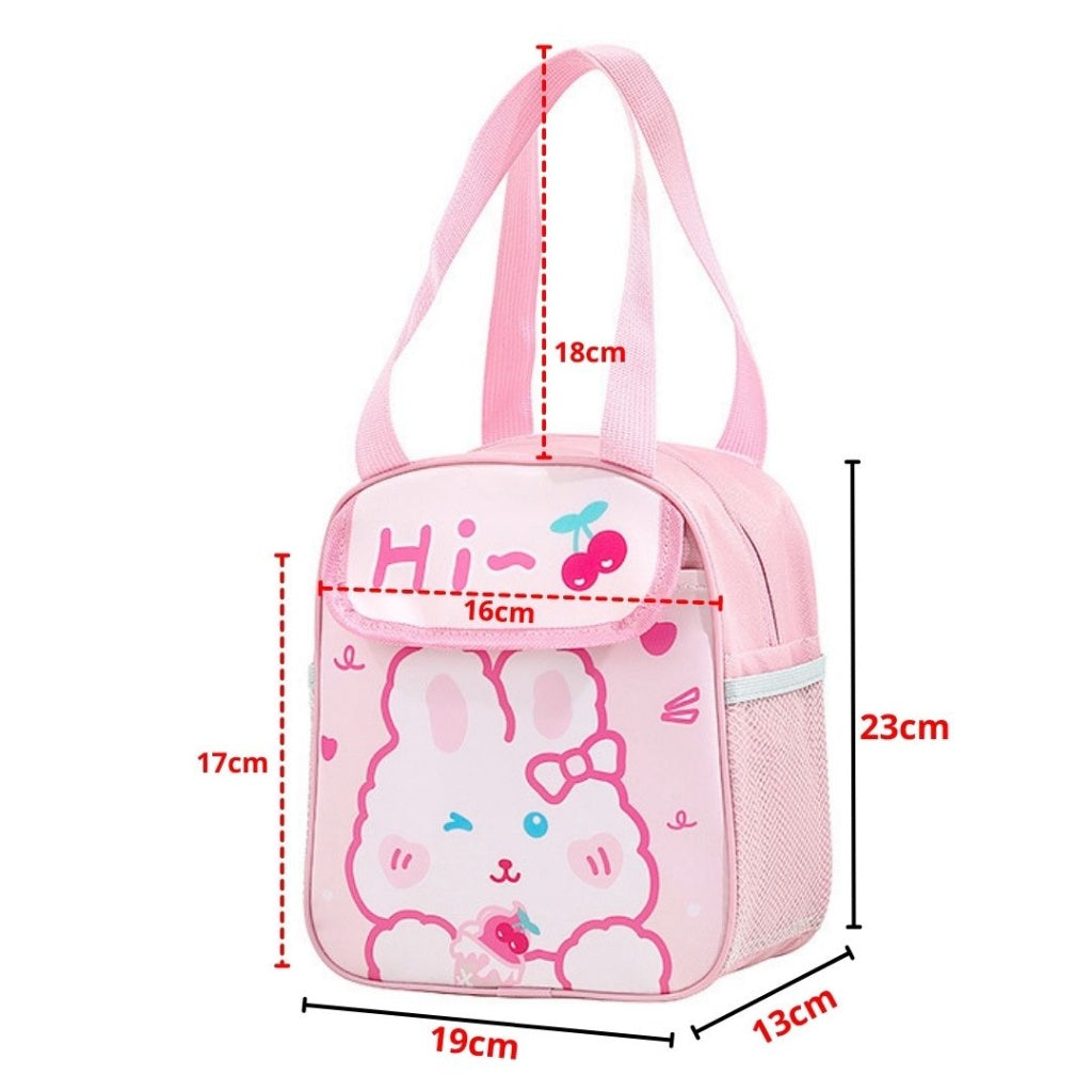 Kawaii Lunch Bag With Cutlery Section