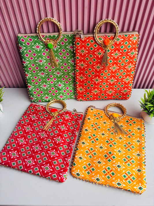 Chunri Print Poli Bag