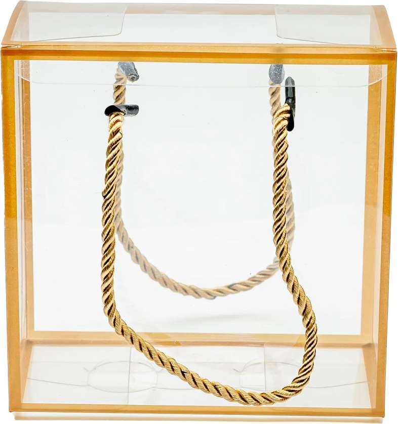 TRANSPARENT PVC HAMPER BAG
