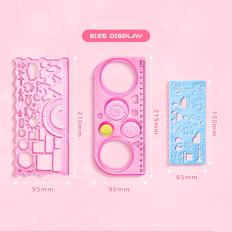 Kawaii Doodle Ruler Set
