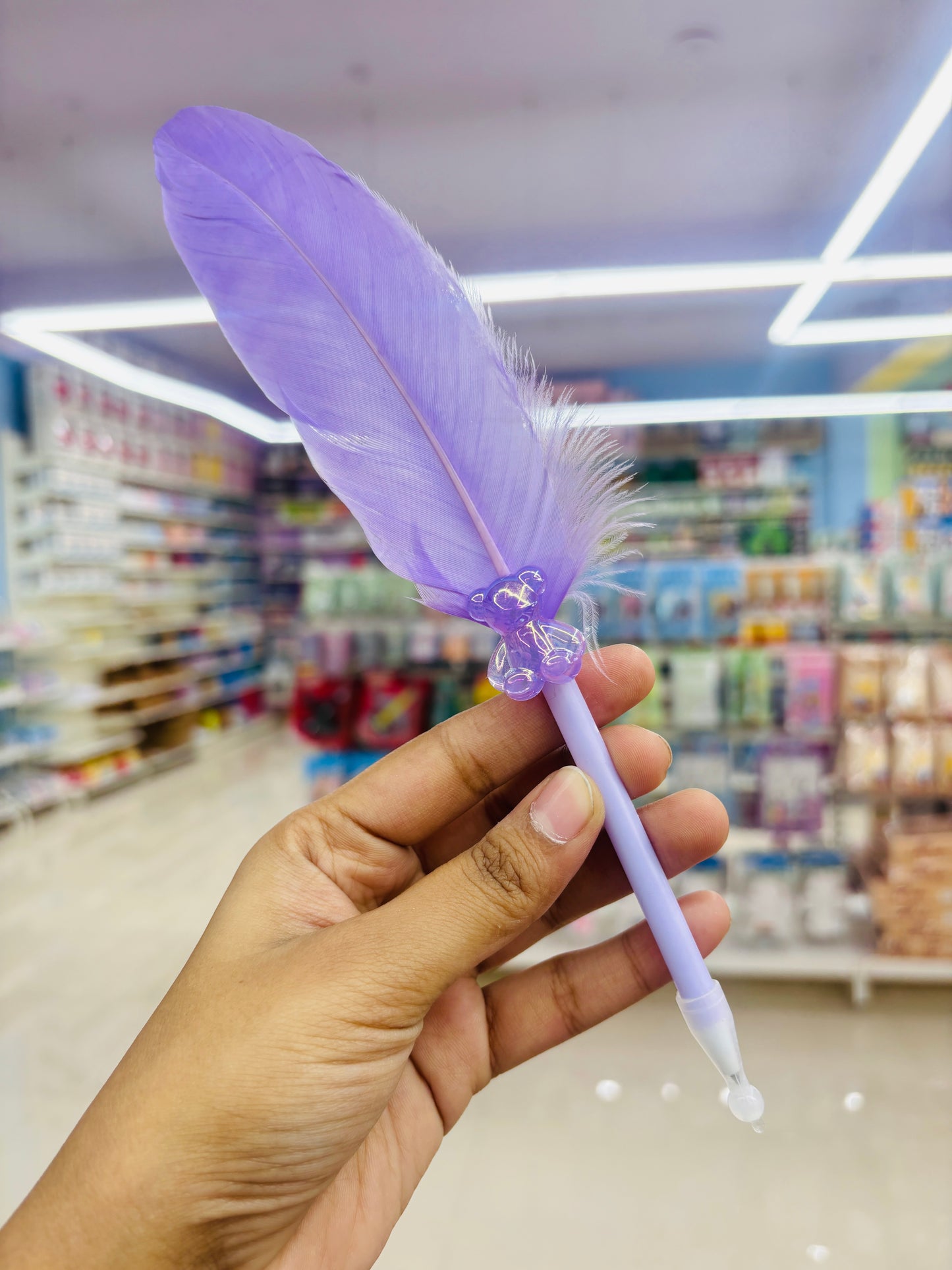 Cute Feather Gel Pen