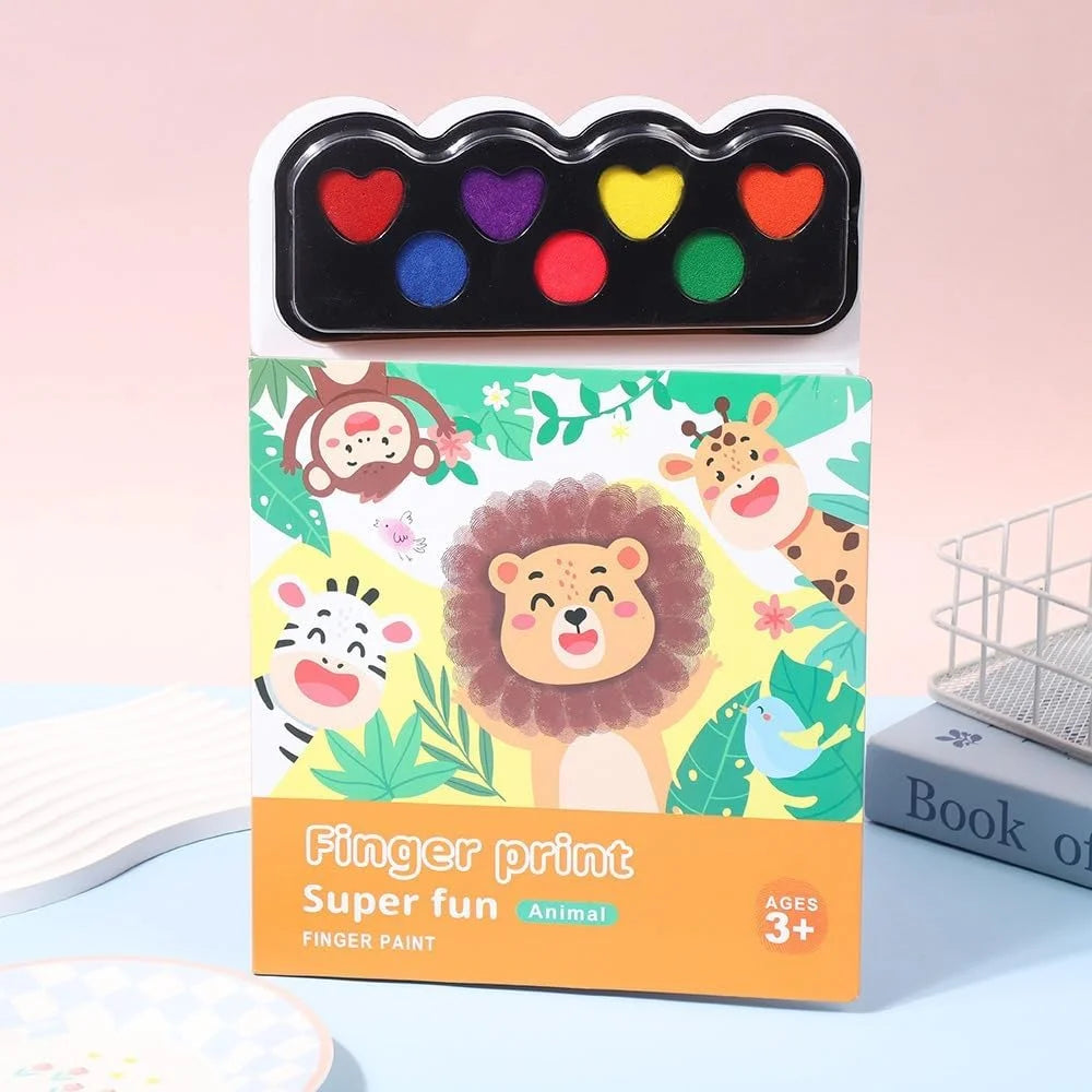 Finger Print Coloring Kit