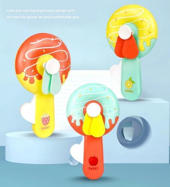 Hand Pressure Mini Donut Fan