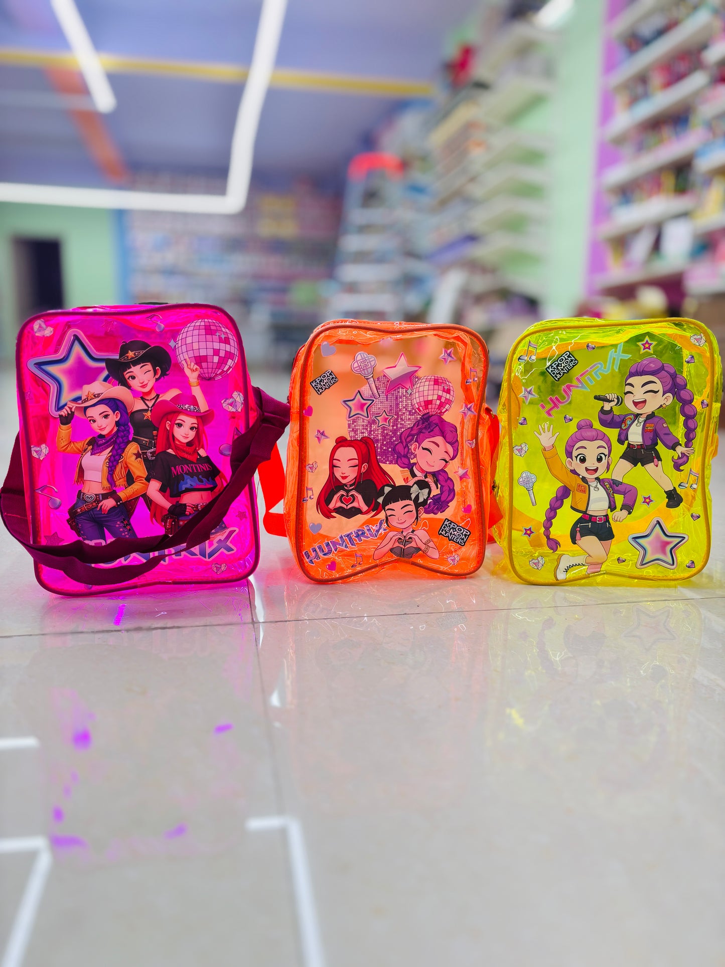 Neon Transparent Sling Bag