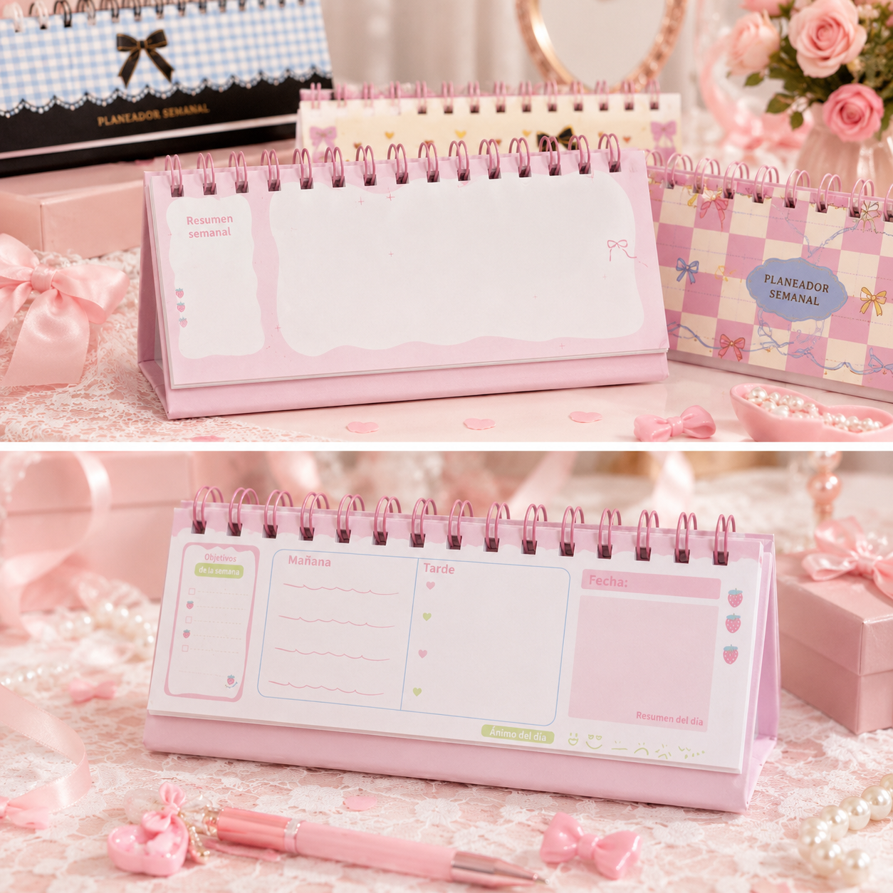 Cute Weekly Planner Desk Calendar