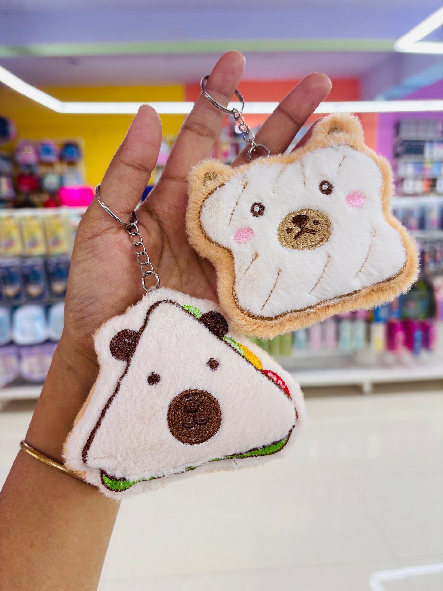 Cute Kawaii Capybara Plush Keychain