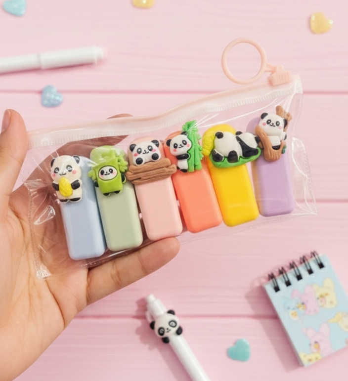 Kawaii Pastel Highlighters