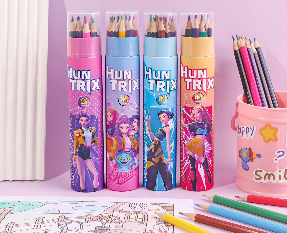 K-Pop 12 Colour Pencil