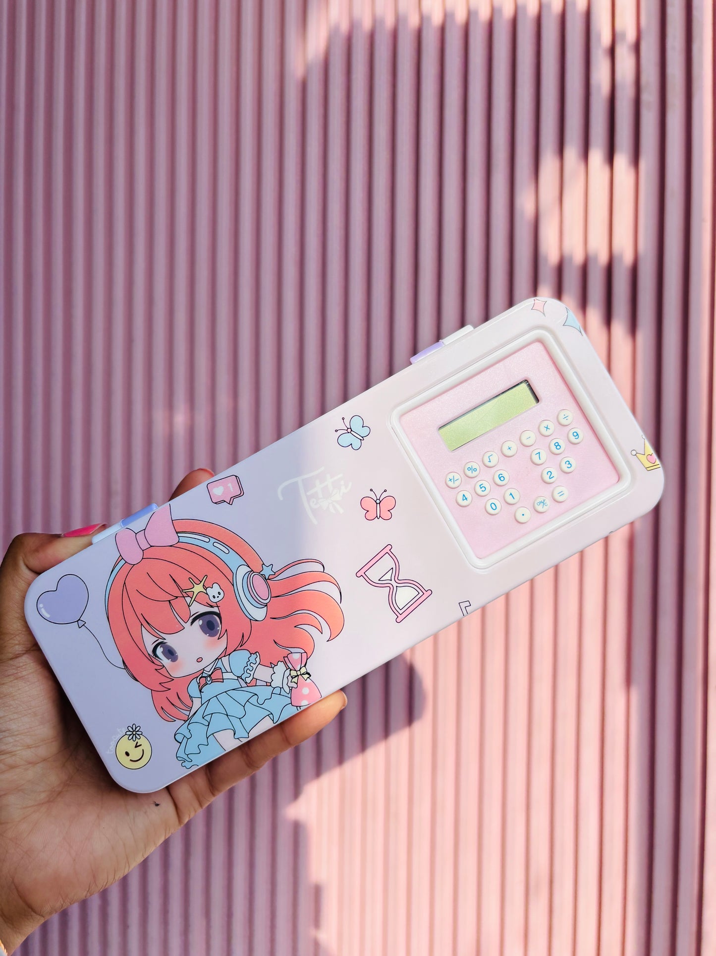 Pencil Box with Calculator