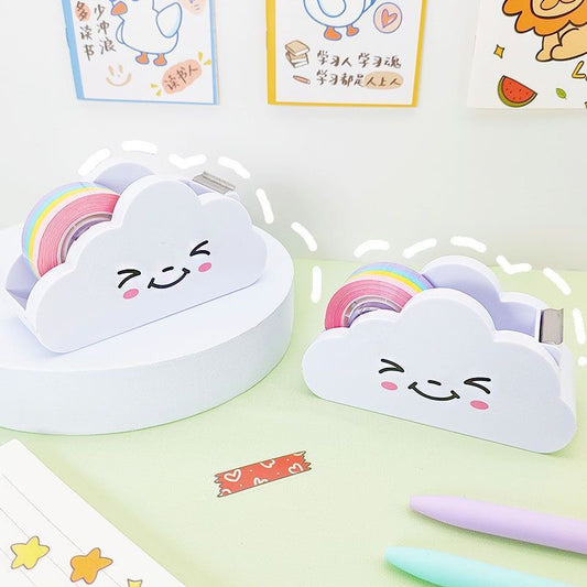 Rainbow Cloud Tape Dispenser