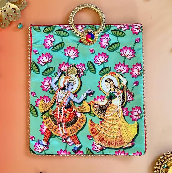 Krishna Radha Potli Bag