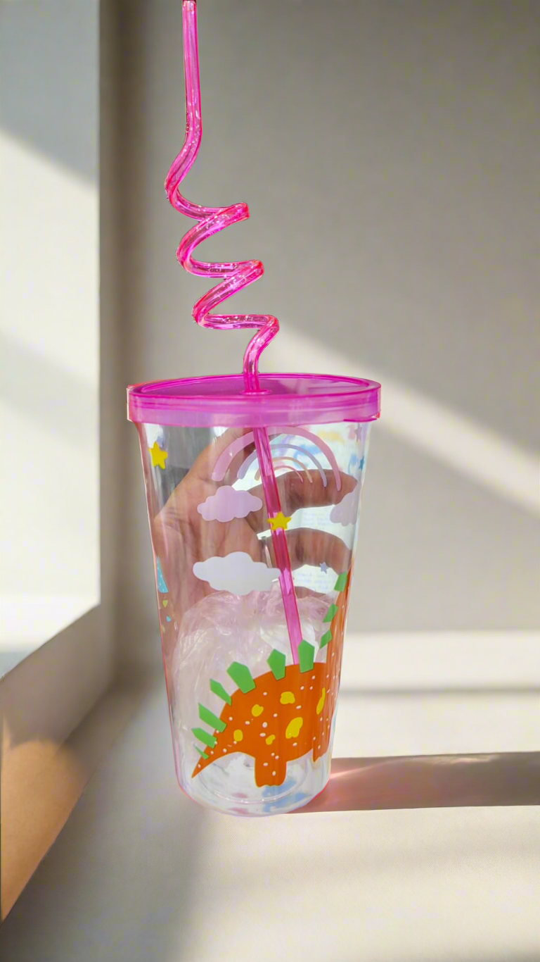 Dino Transparent  Sipper