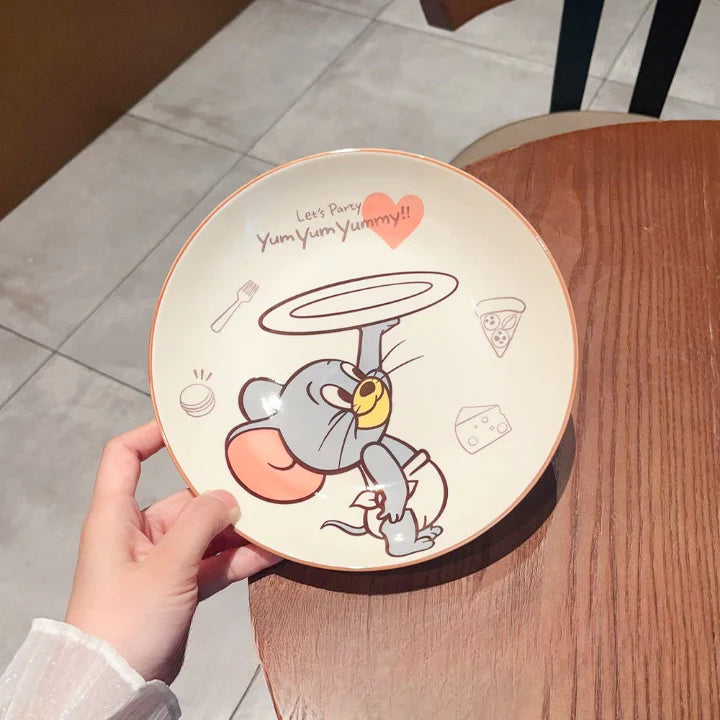 Jerry Cartoon Printed Kids Plate