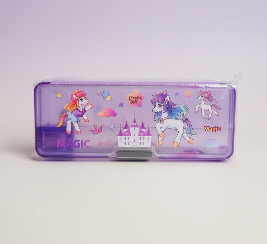 Cute Transparent Pencil Box