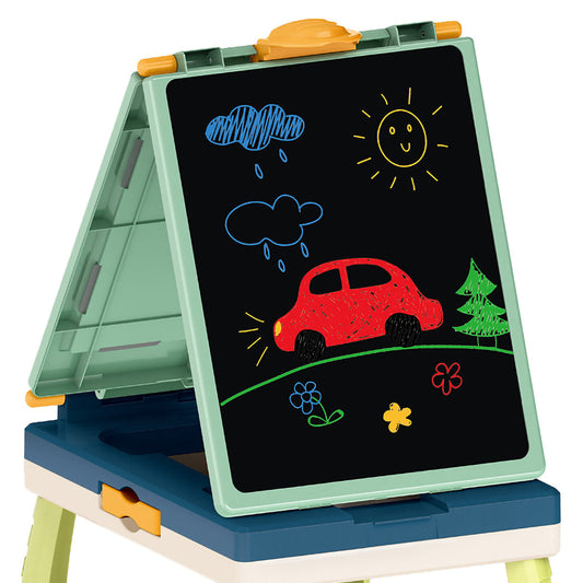 My First Art Studio – 3-in-1 Double-Sided Drawing Board & Game