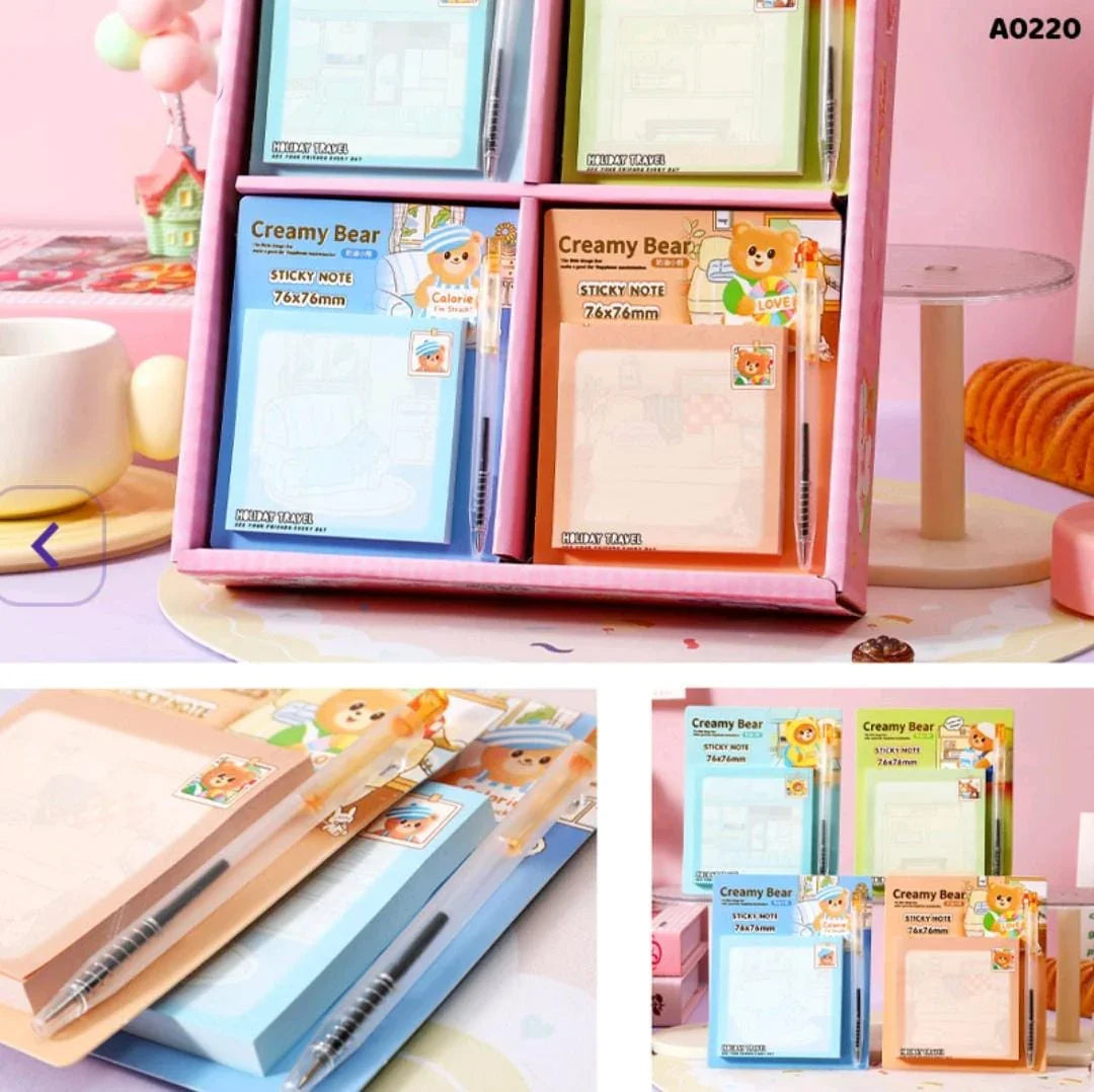 Sticky Note with Pen – Gift Ocean