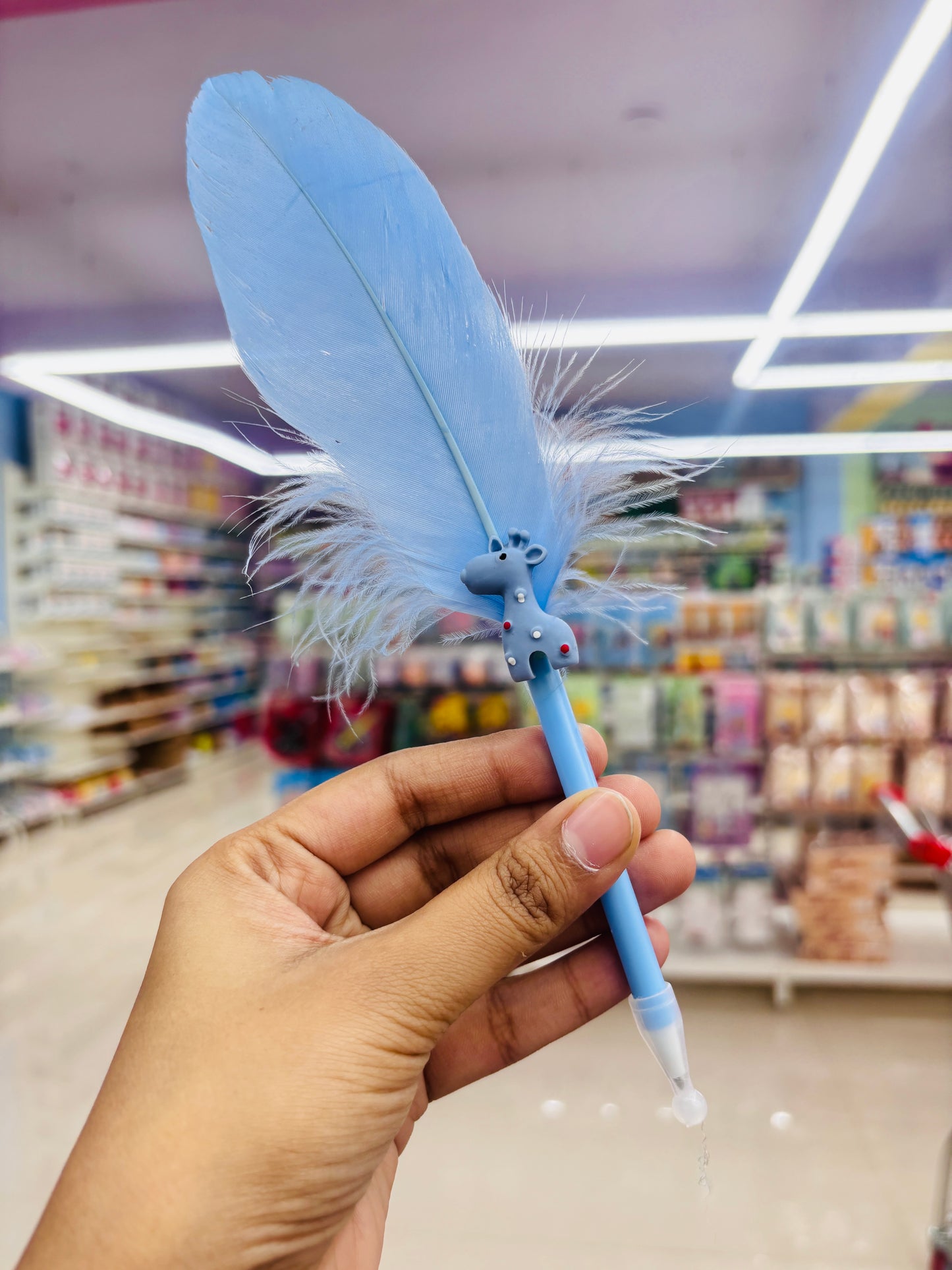 Cute Feather Gel Pen
