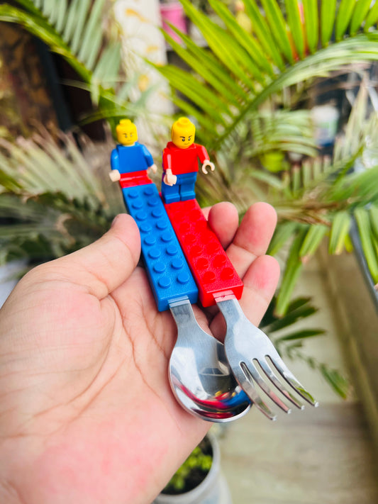 Lego Spoon and Fork set