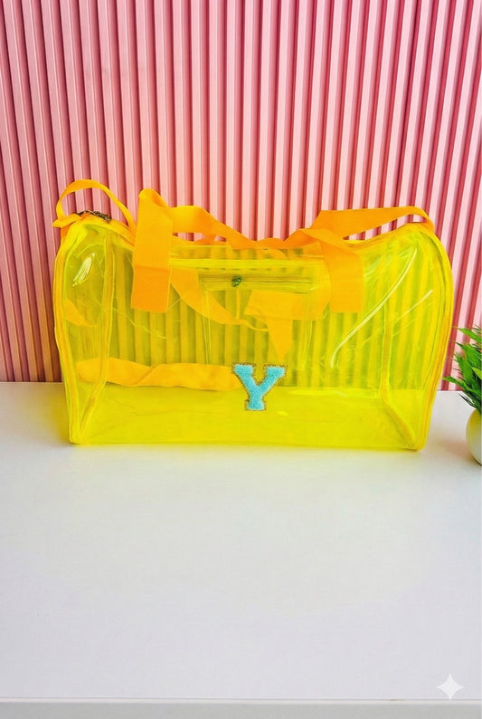 Customised Neon Duffle Bag