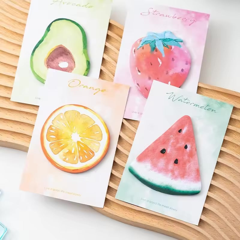 Cute Fruits Sticky Note ( Pack of 4 )