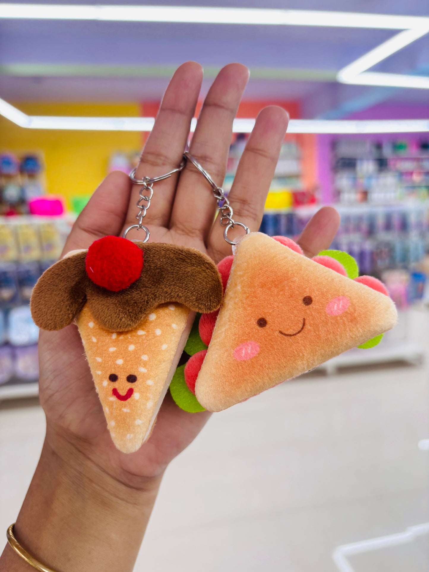 Mini Gourmet Snacks Plush Keychain