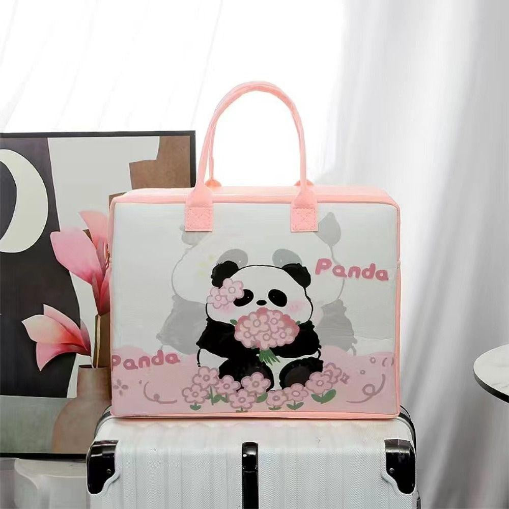 Felt Tote Bag With Zipper