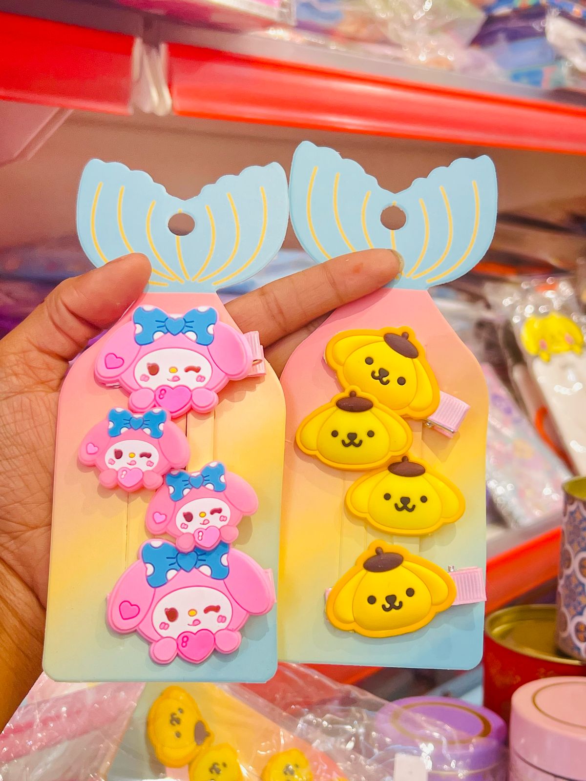 Kawaii Hair Clip Set ( Pack of 2 )