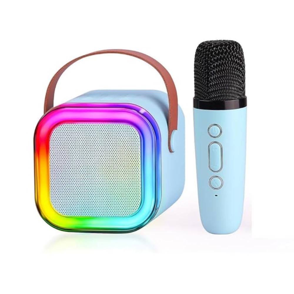 Colorful Bluetooth Speaker with Karaoke Mic System