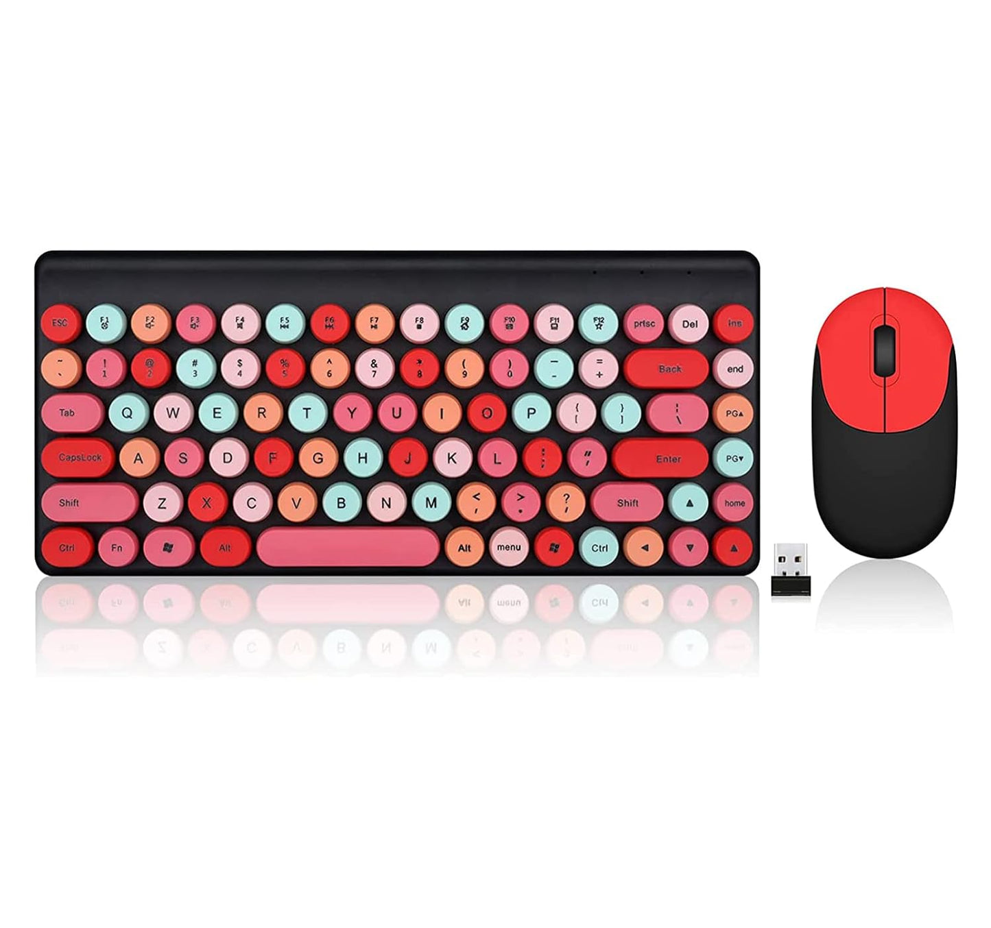 MOFii - 666 COLOURFUL Wireless keyboard Mouse combo set