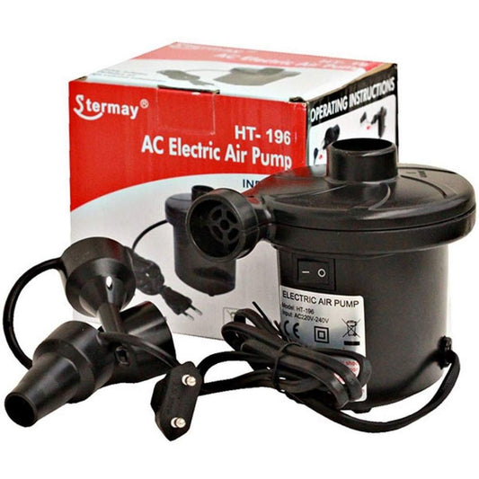 AC Electric Vacuum Air Pump (Black) HT-196 Camping Air Pumps