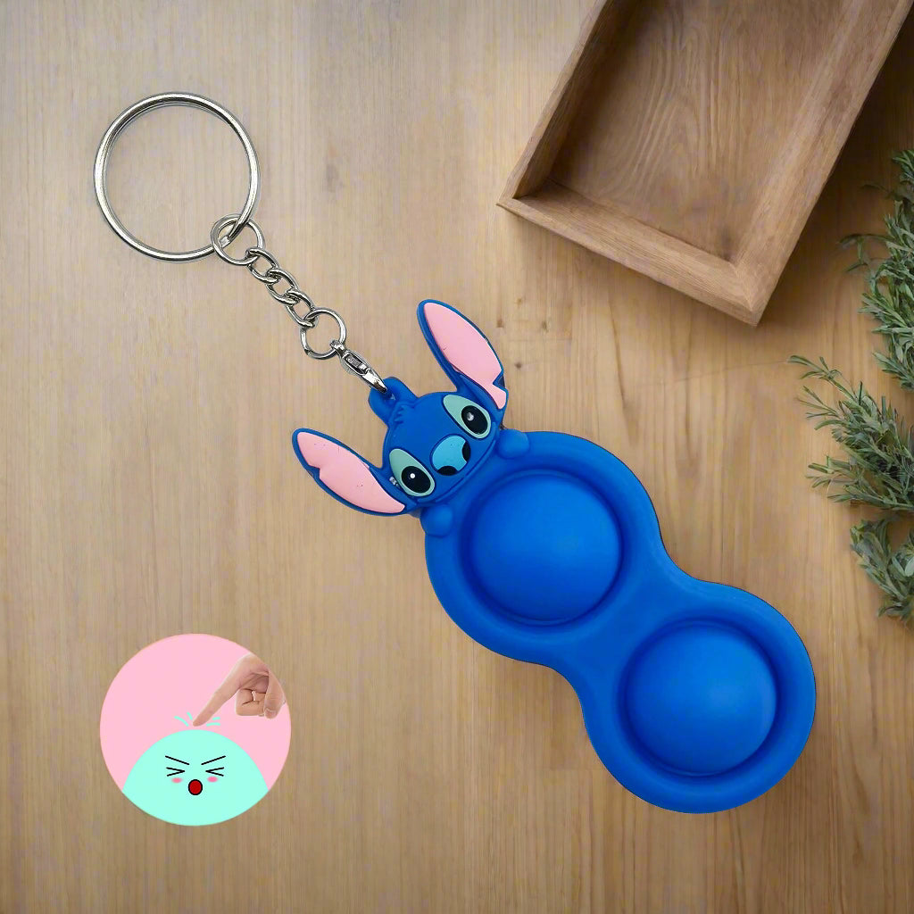 Silicone Pop it Keychain