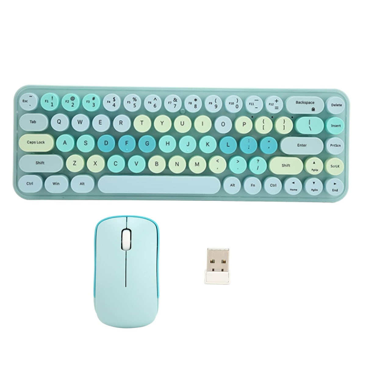 Simple Keybroad Mouse Set (Compact) Wireless keyboard Mouse combo set – Gift Ocean