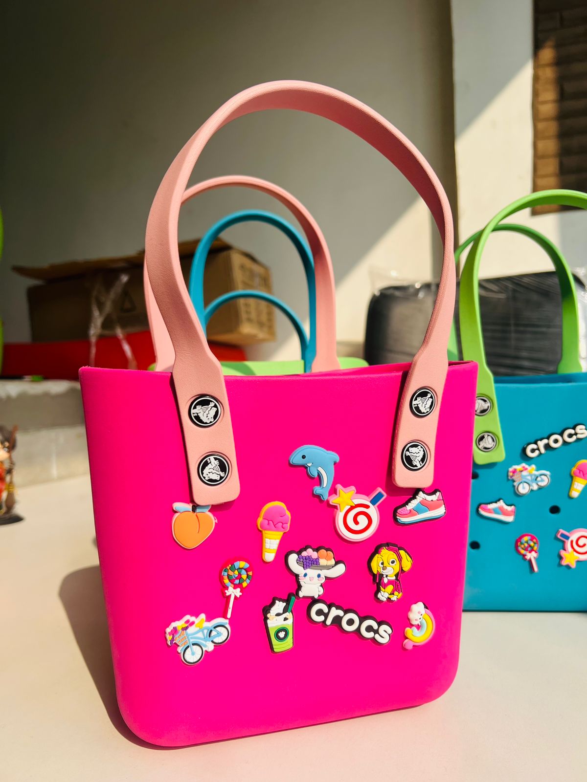 Crafting Diy Holder Crocs Bags