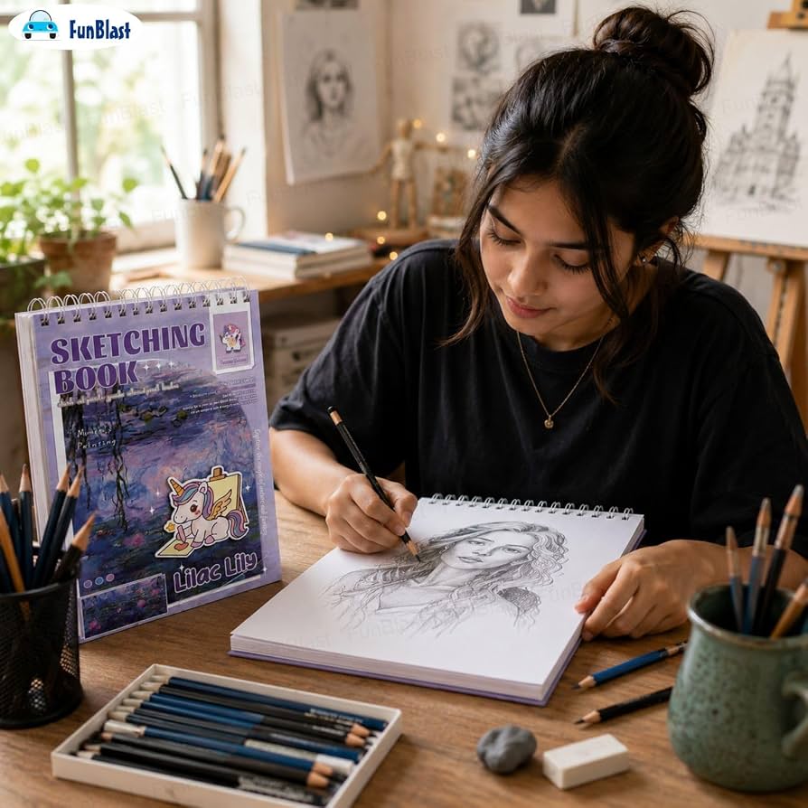 Aesthetic Sketching Book for Artist