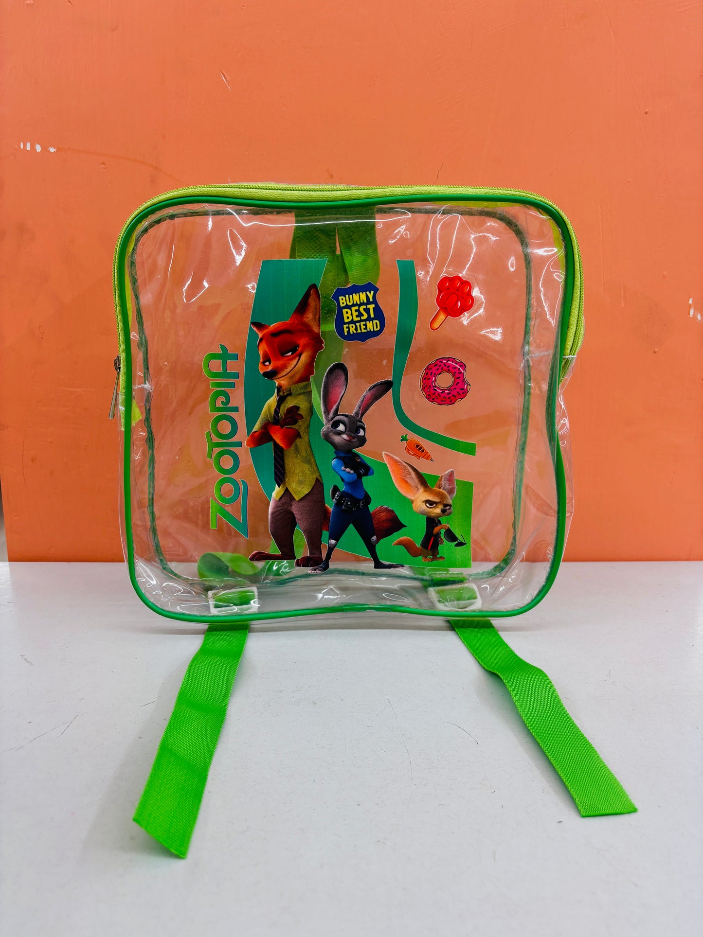 Kids Transparent Character Backpack