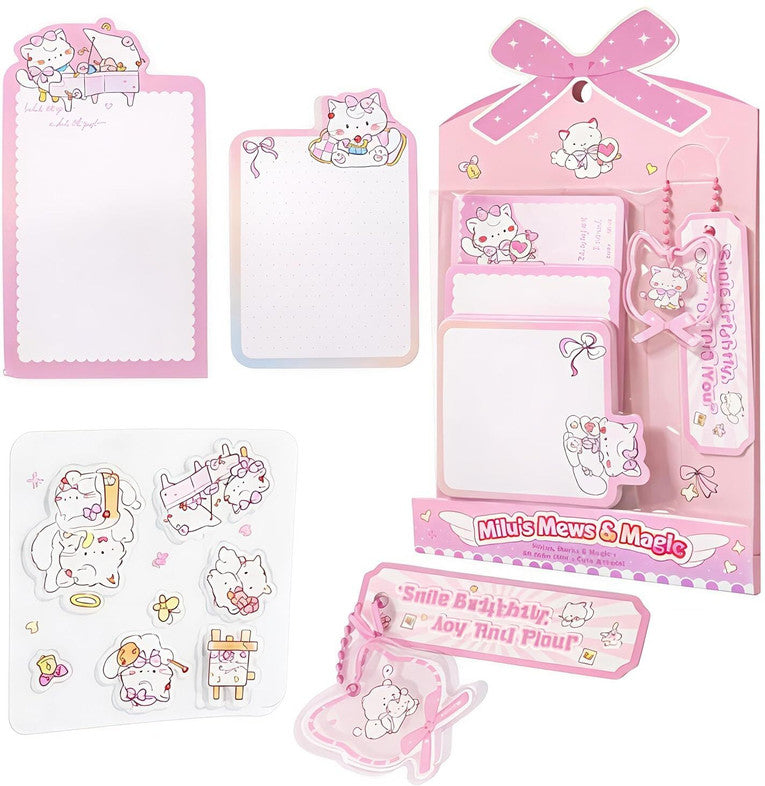 Milu's Mews & Magic Sticky Note