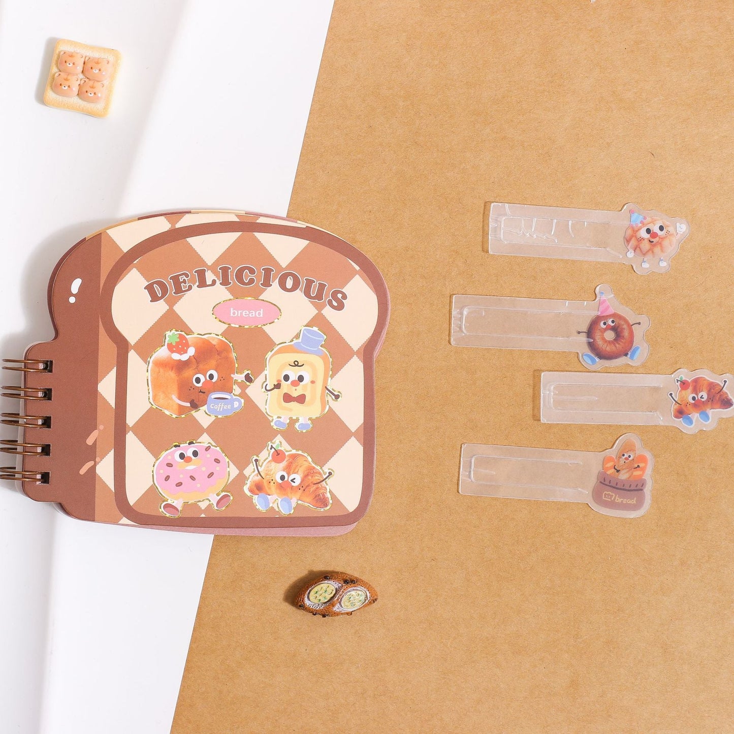 Cute Bakery-Themed Spiral Diary