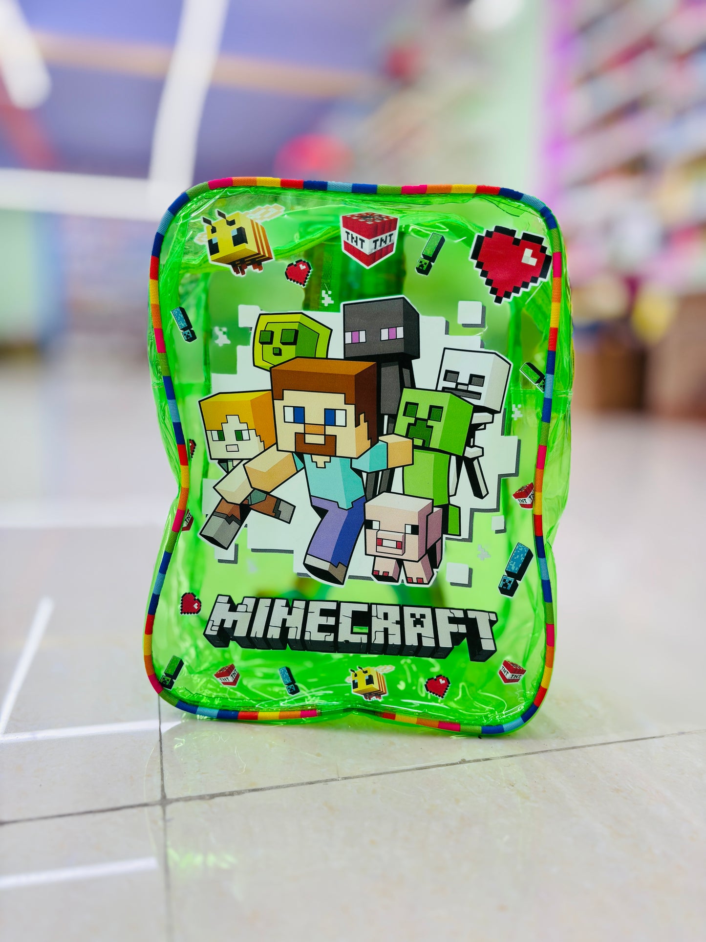 Neon Transparent Backpack
