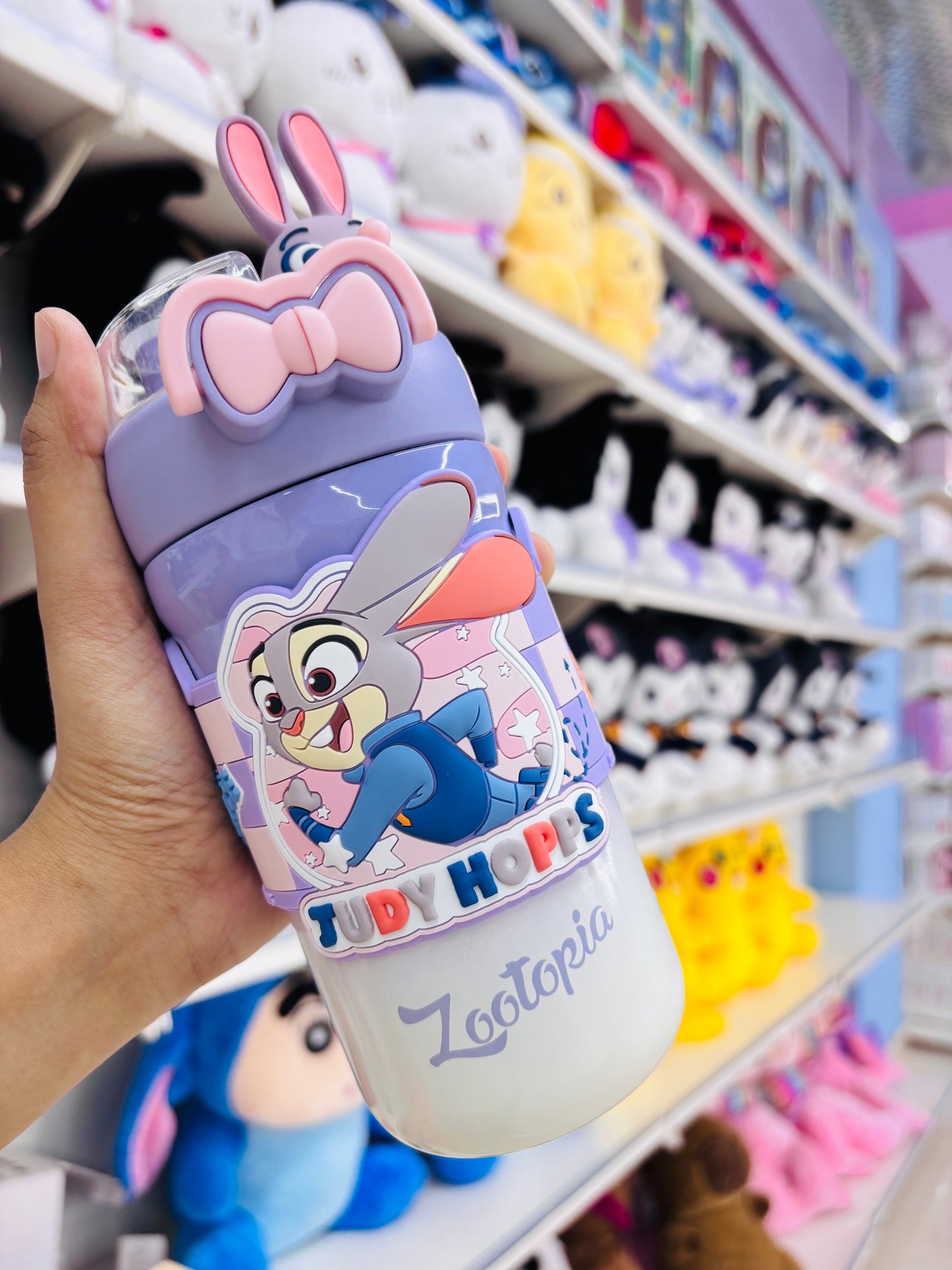 Kawaii Insulated Dual Sipper Water Bottel 500ml