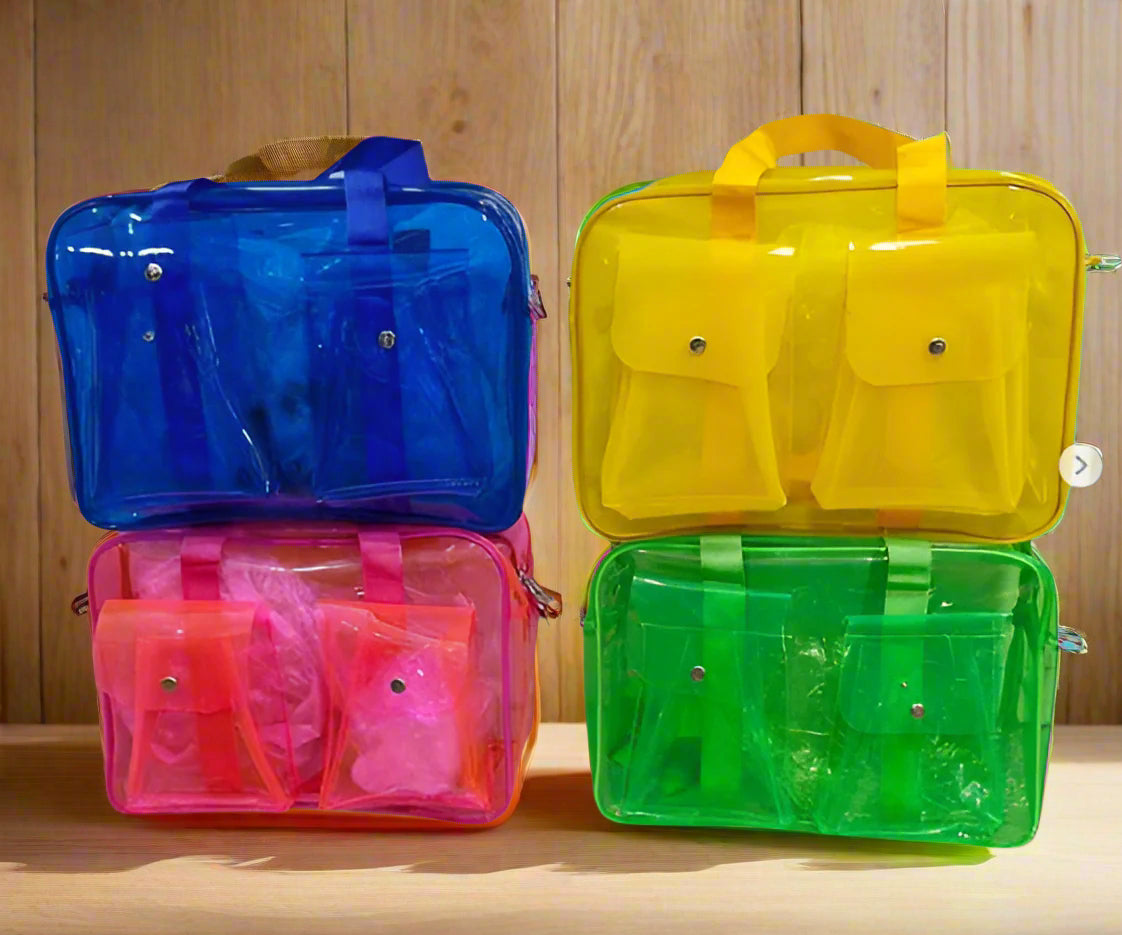 Transparent Neon Bags